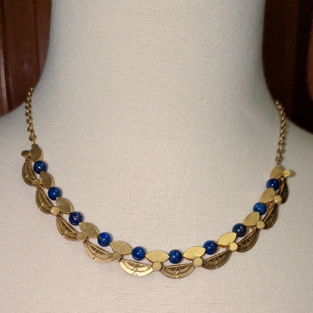 ALVA Necklace With Lapis- Museum Replica